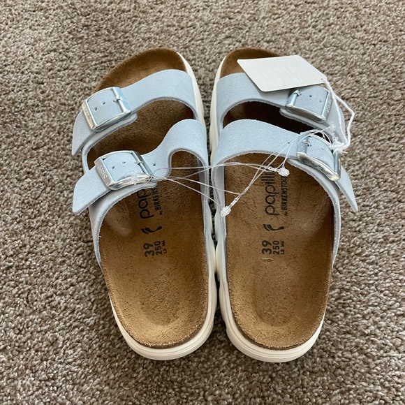 NWT Birkenstock - Arizona Papillio Chunky / Baby Blue - Picture 3 of 6